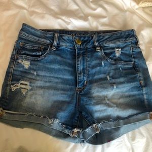 Stretchy High-rise Jean shorts size 10